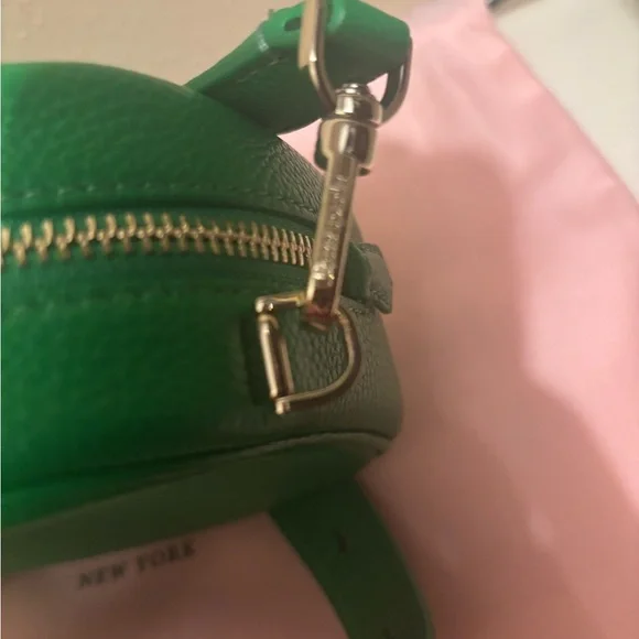 Kate Spade Pebble Leather Astrid Medium Camera Bag Green Jay - Picture 6 of 12